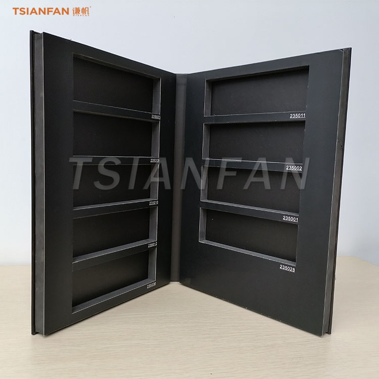 high quality sample stone cardboard booklet tile displays