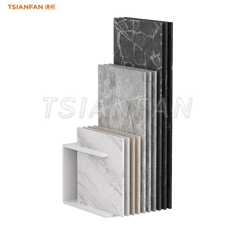 stone sample show rack tile product display rack-CE933